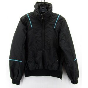 VINTAGE Jacket Medium Hermans Windbreaker Bomber 1/4 Zip Pullover
